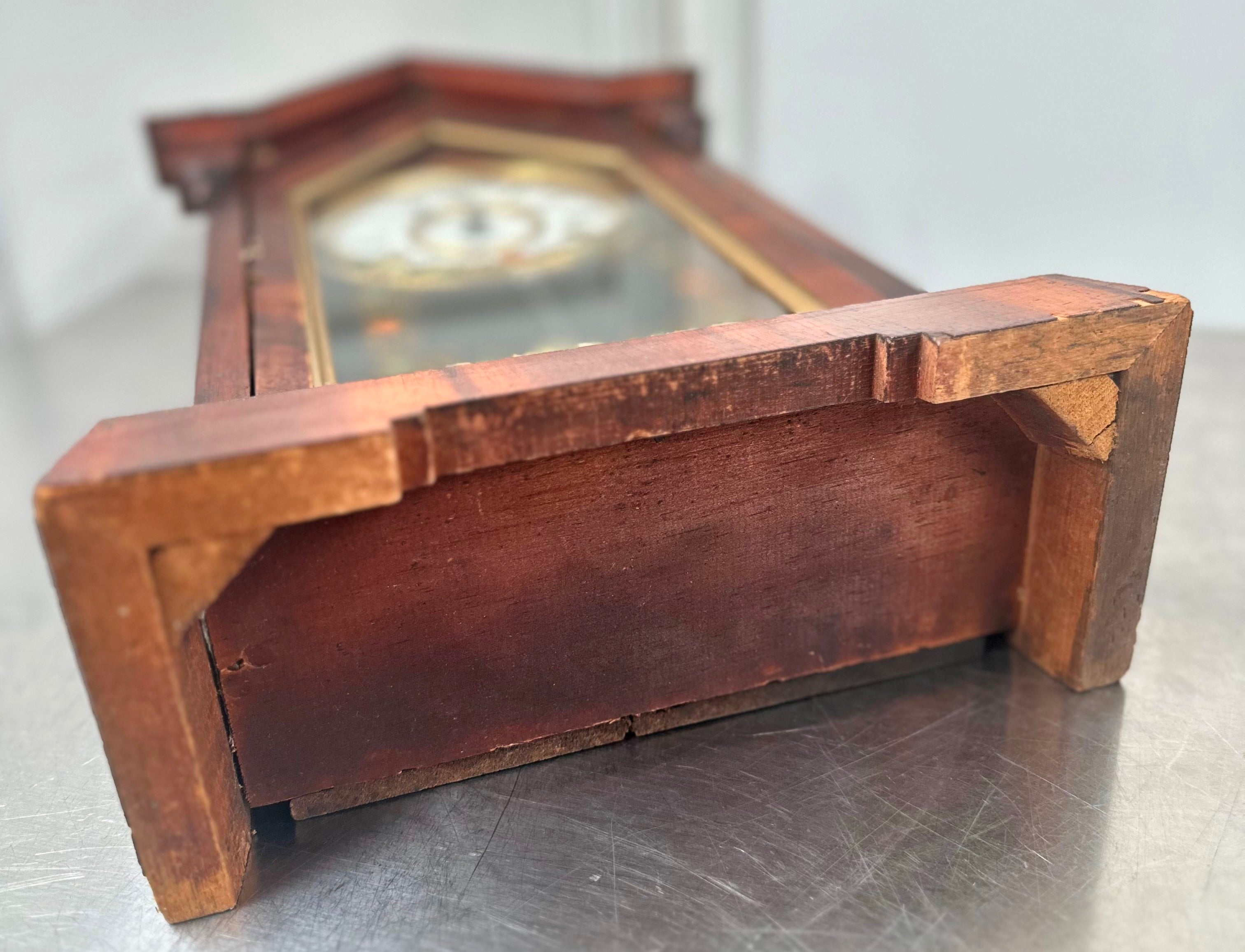 Antique New Haven Jerome Cathedral Steeple Mantel Clock | Adelaide Clocks