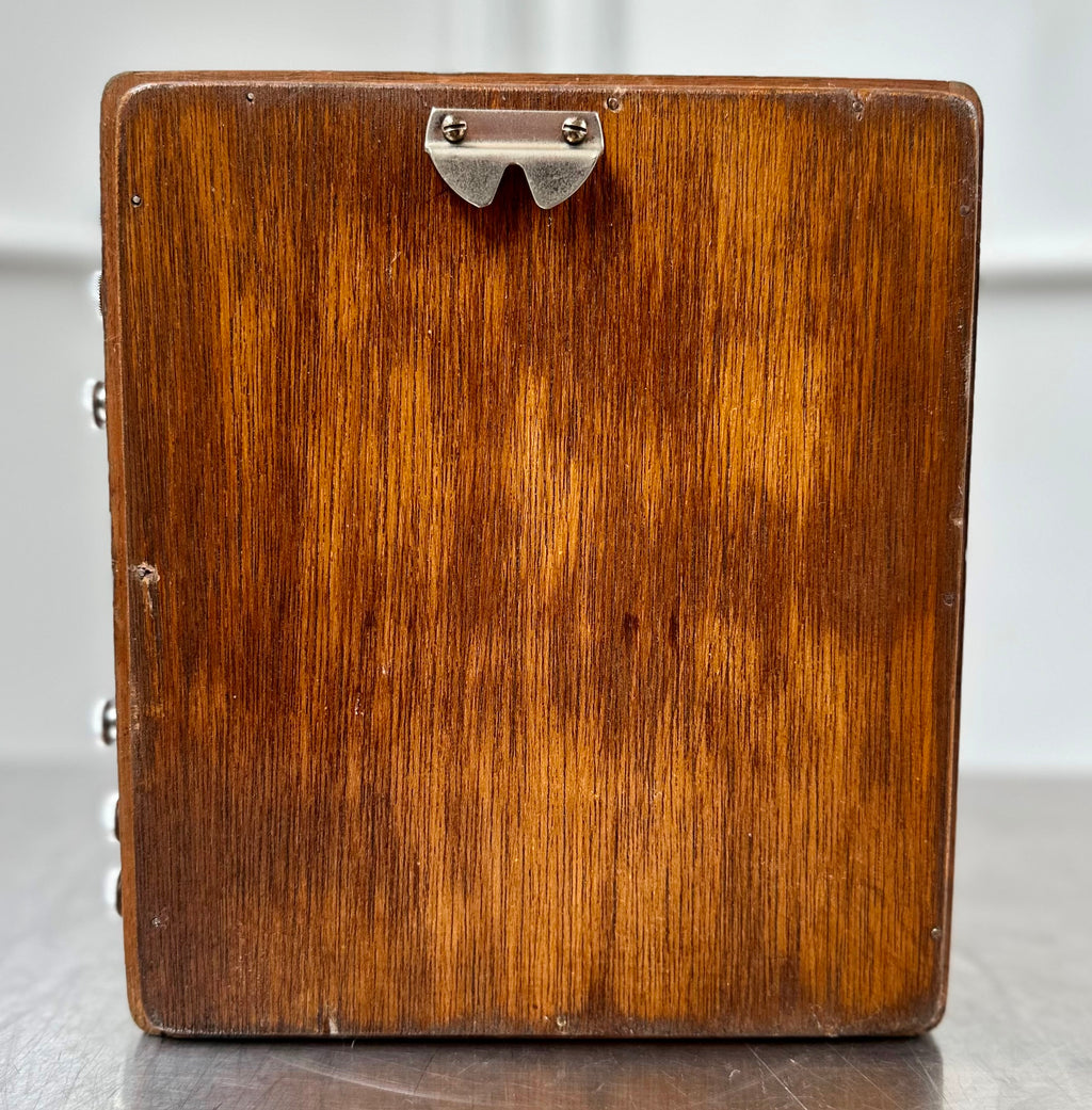 Vintage Perpetual Post Office Table Desk Wooden Calendar | Adelaide Clocks