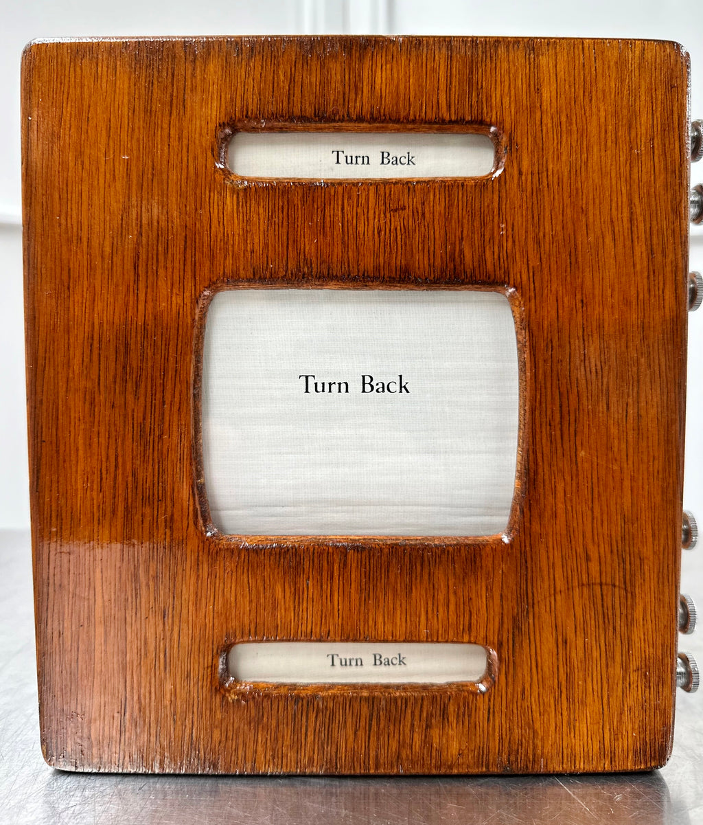 Vintage Perpetual Post Office Table Desk Wooden Calendar | Adelaide Clocks