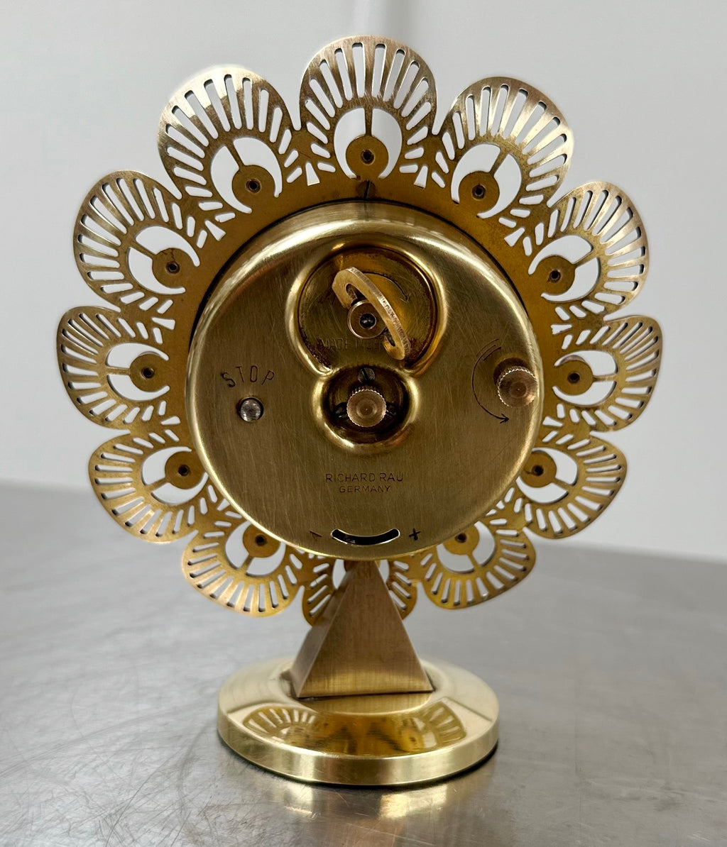 Vintage UNICORN German Starburst Petite Desk Alarm Clock | Adelaide Clocks