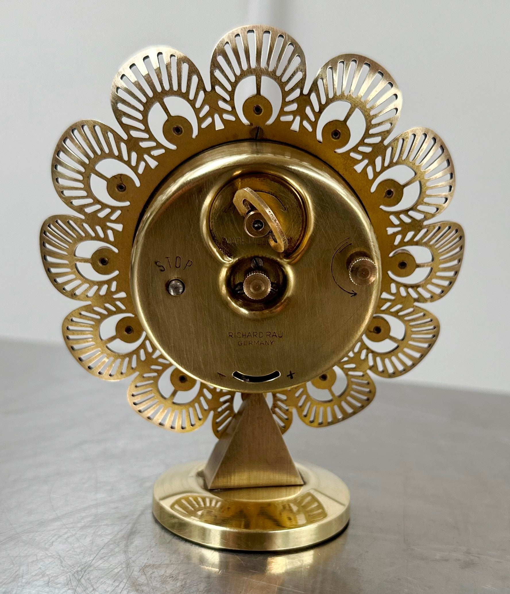 Vintage UNICORN German Starburst Petite Desk Alarm Clock | Adelaide Clocks