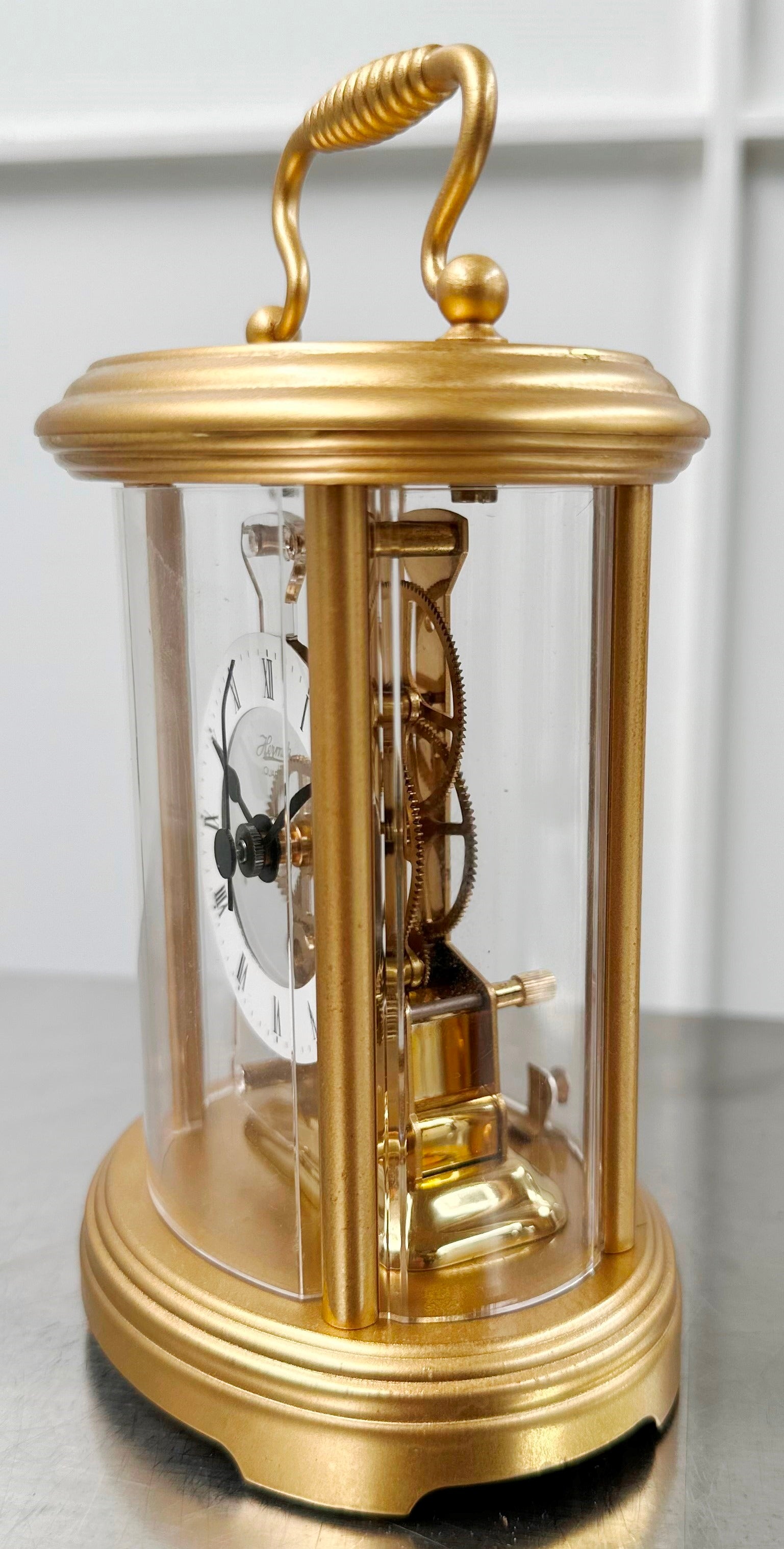 Vintage Hermle Battery Mantel Clock | Adelaide Clocks