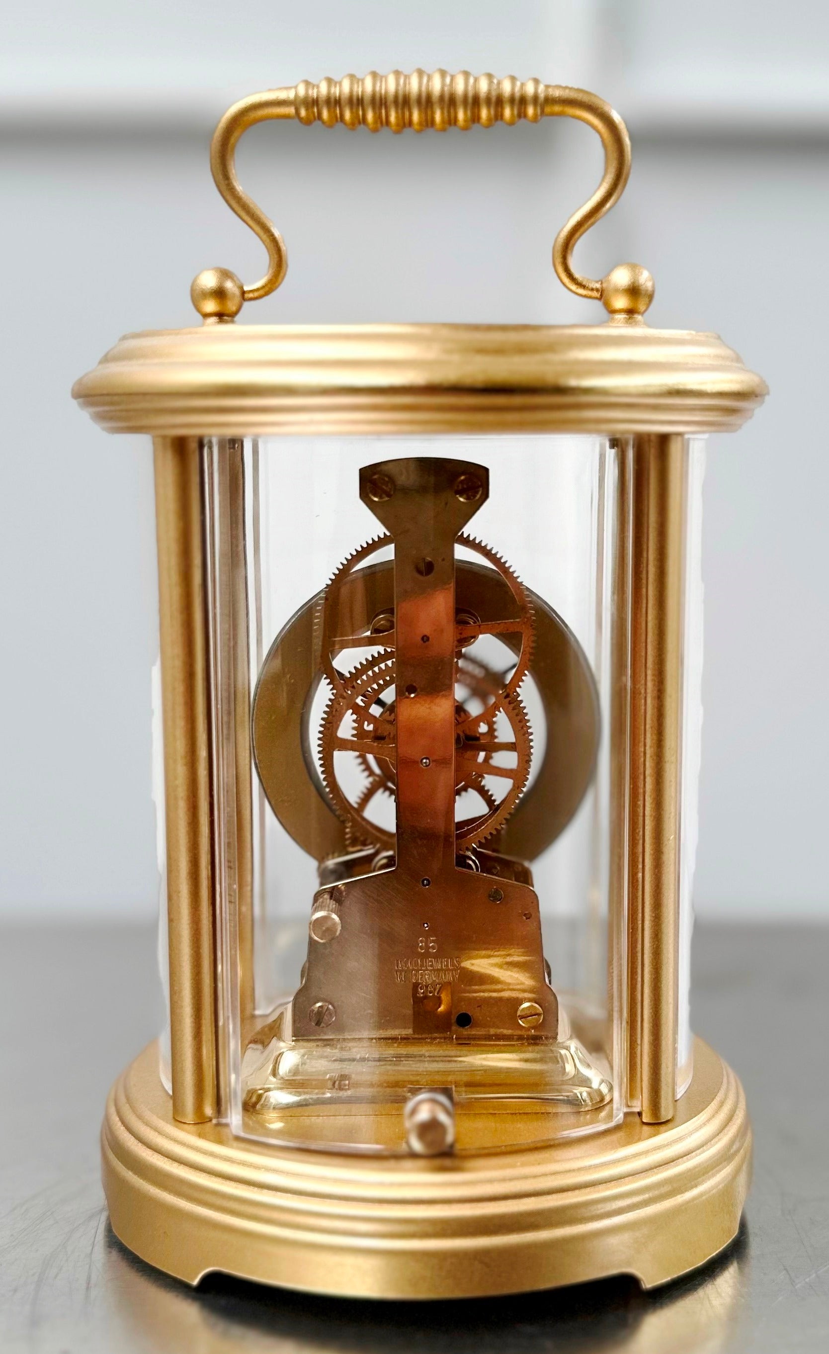 Vintage Hermle Battery Mantel Clock | Adelaide Clocks