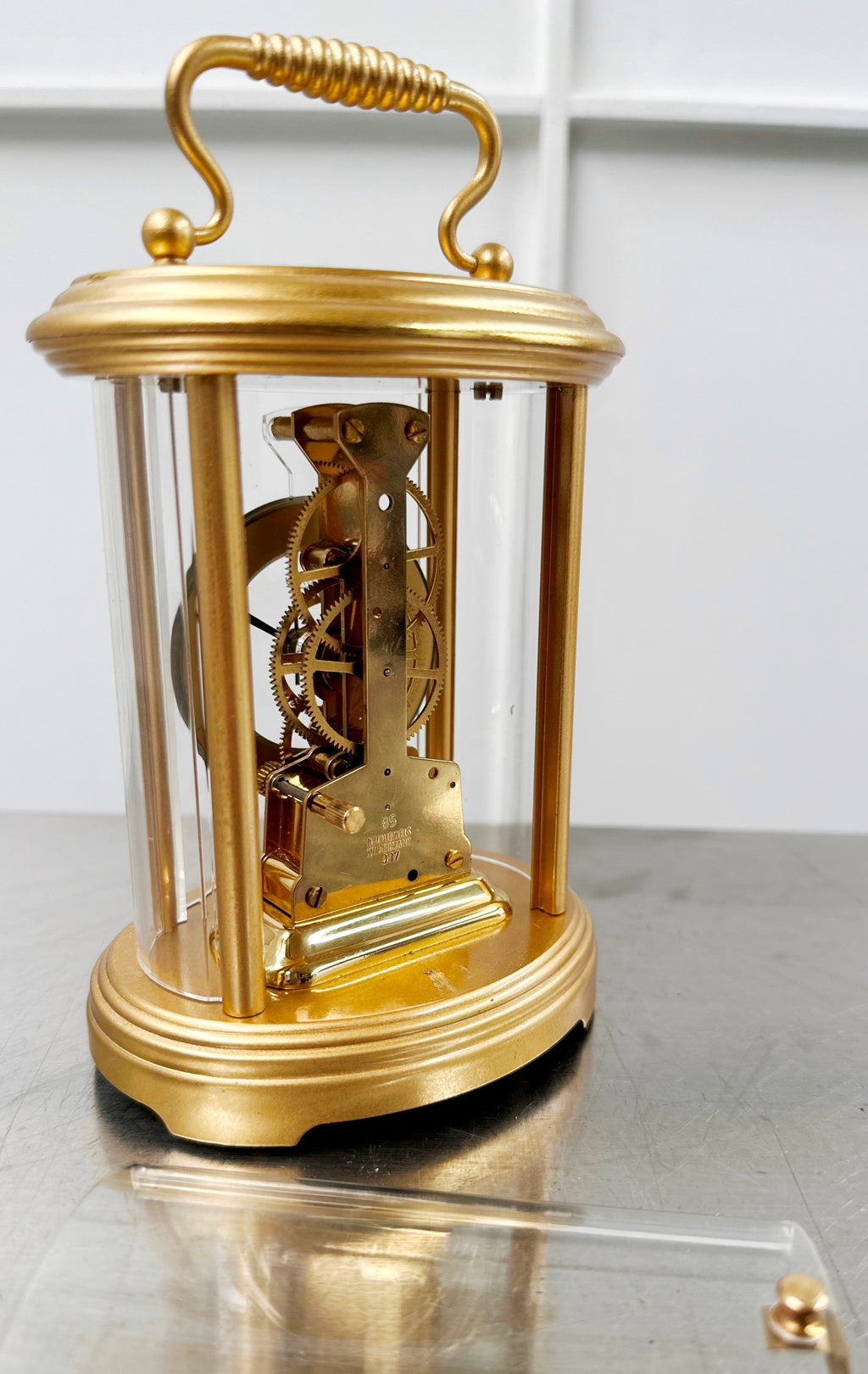 Vintage Hermle Battery Mantel Clock | Adelaide Clocks