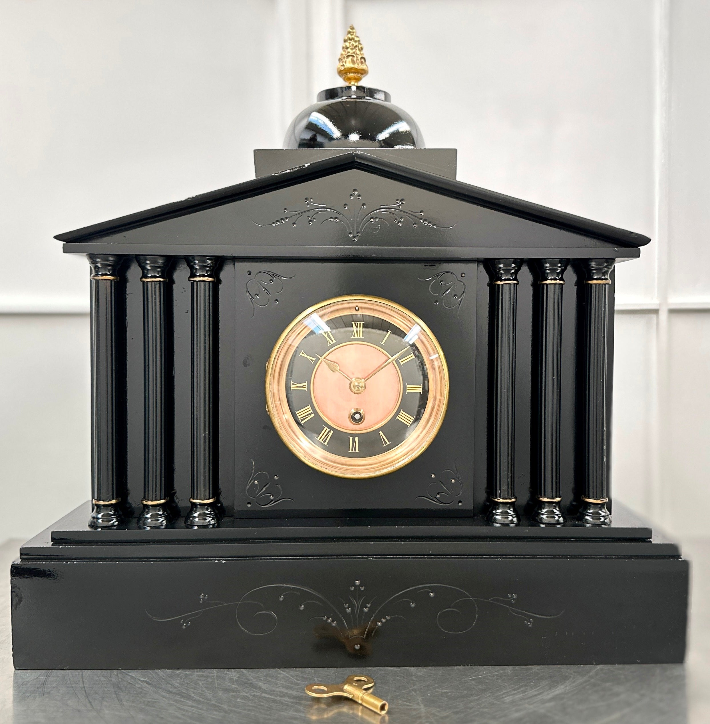 Antique French Slate Mantel Clock | Adelaide Clocks