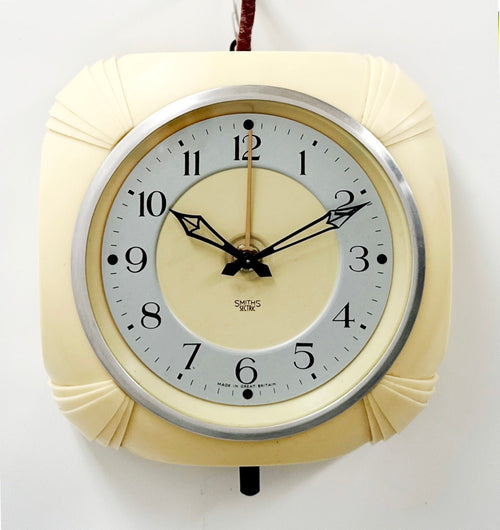 Original Vintage Smiths Sectric Bakelite Kitchen Wall Clock  | Adelaide Clocks
