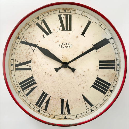Vintage Electric Empire Station Battery Wall School Clock | Adelaide Clocks