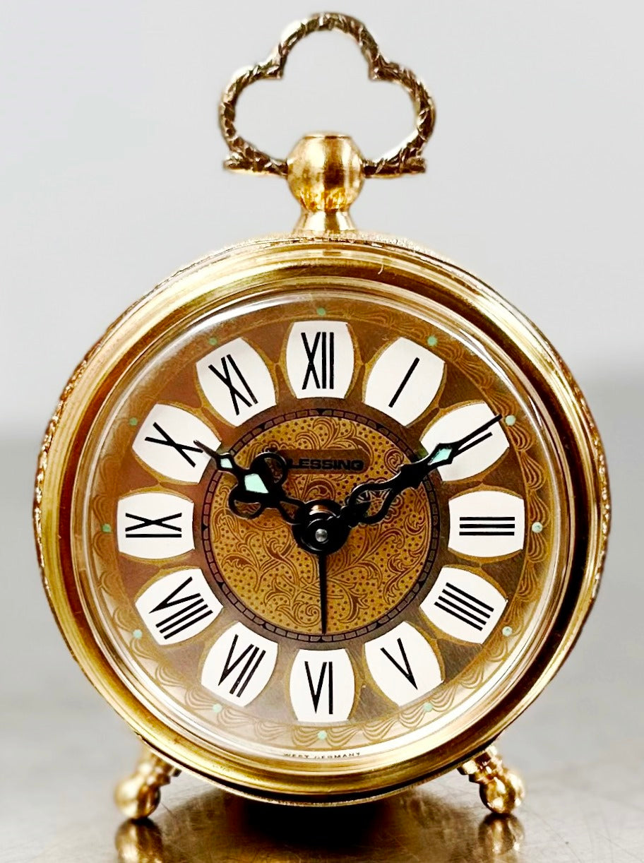Vintage Blessing German Alarm Bedside Desk Clock | Adelaide Clocks