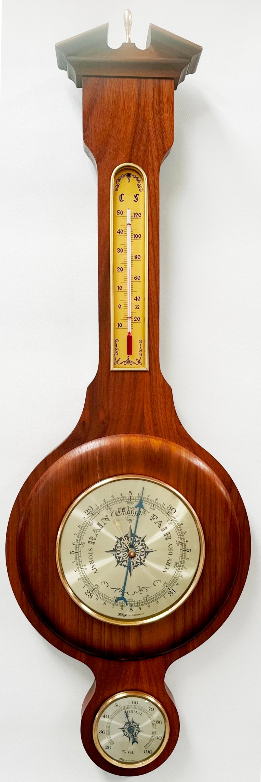 Vintage FRISY Wall Barometer, Thermometer & Hygrometer | Adelaide Clocks