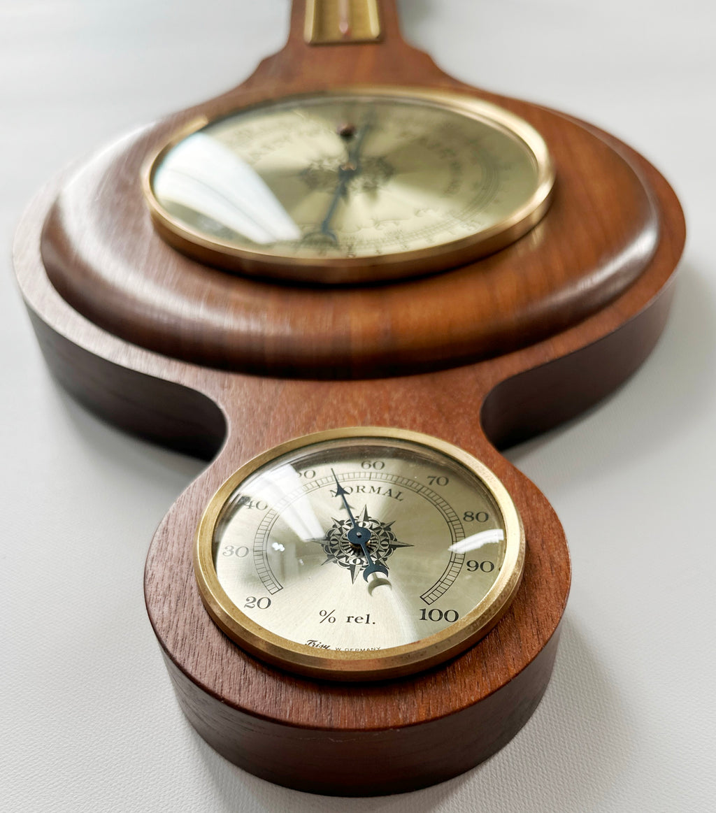 Vintage FRISY Wall Barometer, Thermometer & Hygrometer | Adelaide Clocks