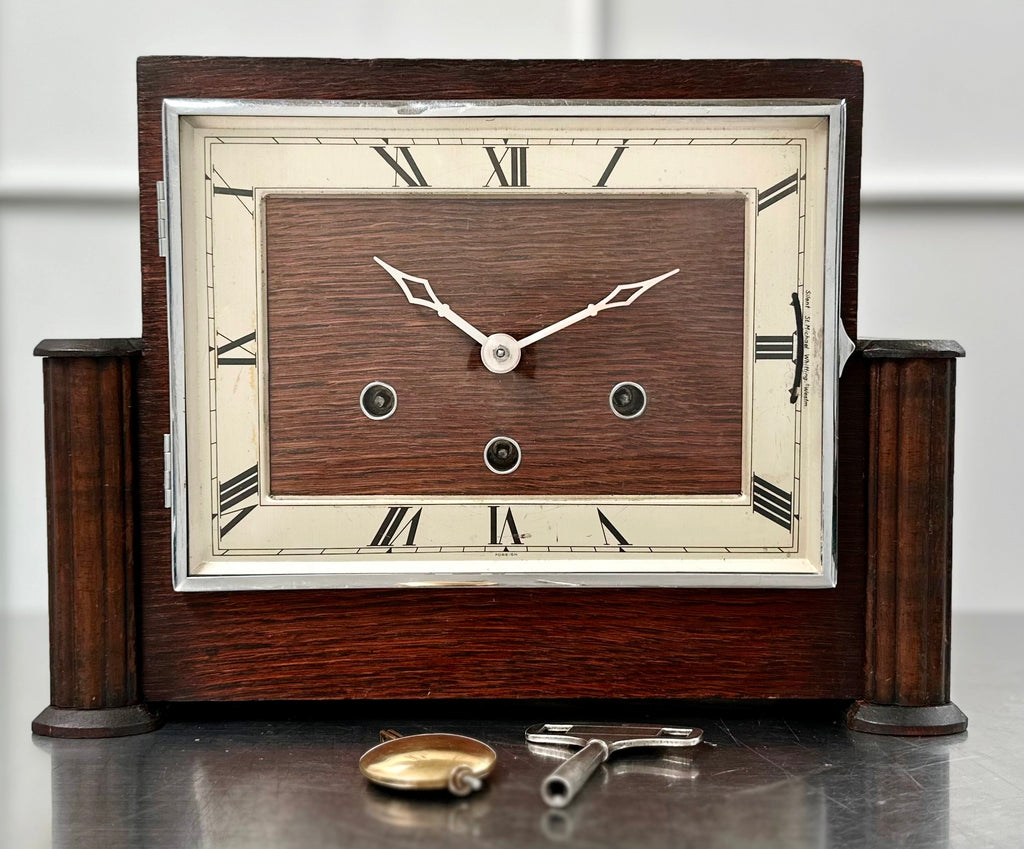 Vintage Art Deco Kienzle West, Whitt & St Mich Chime Mantel Clock | Adelaide Clocks