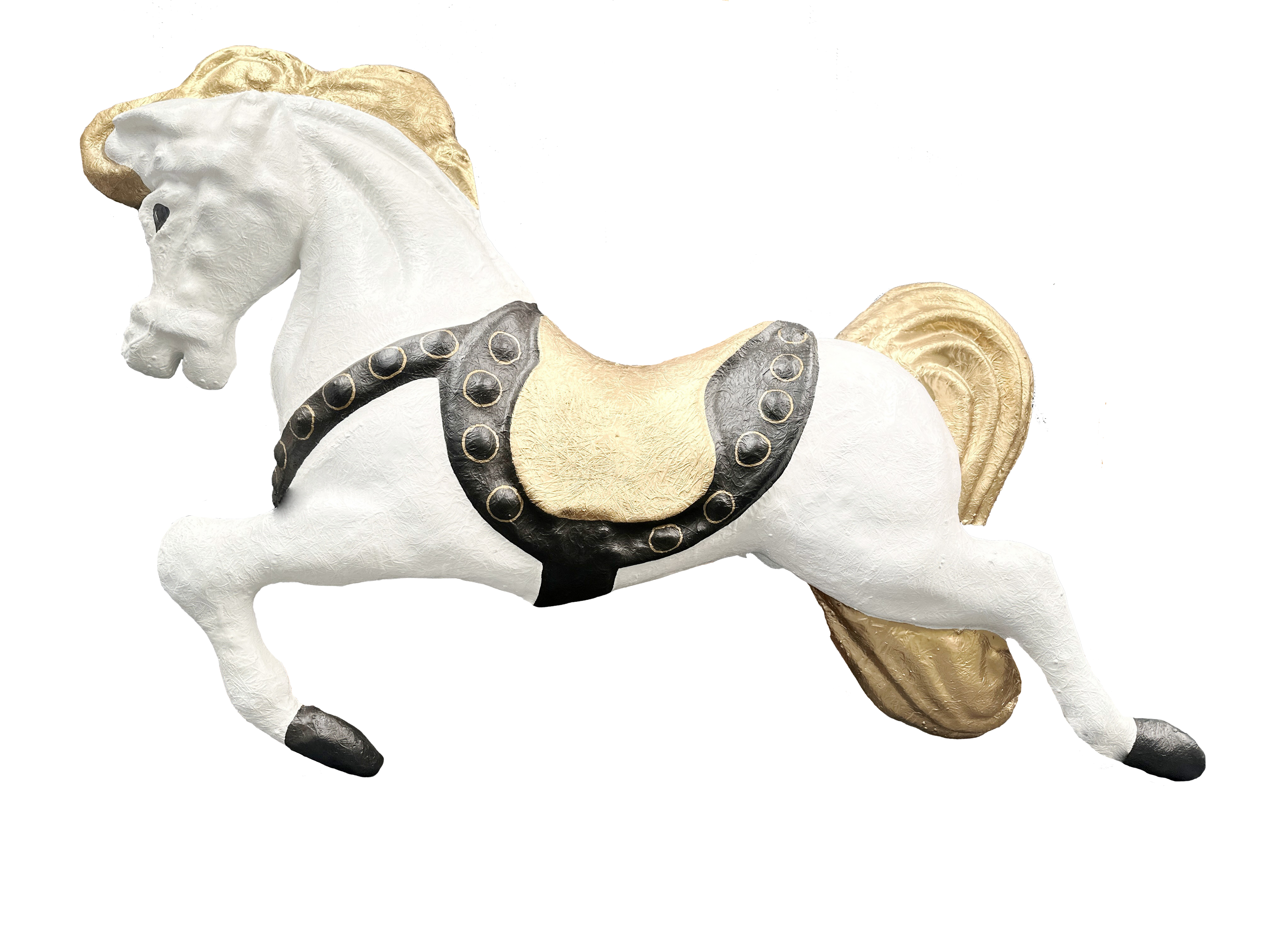 Vintage Carnival Horse Wall Hanging Sculpture | Adelaide Clocks