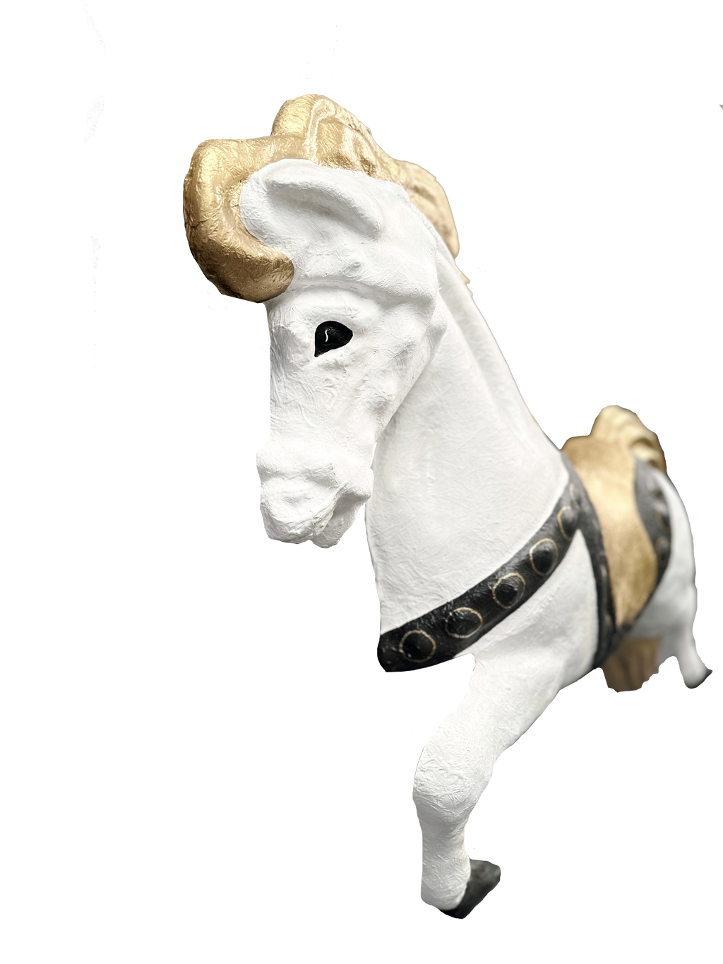 Vintage Carnival Horse Wall Hanging Sculpture | Adelaide Clocks