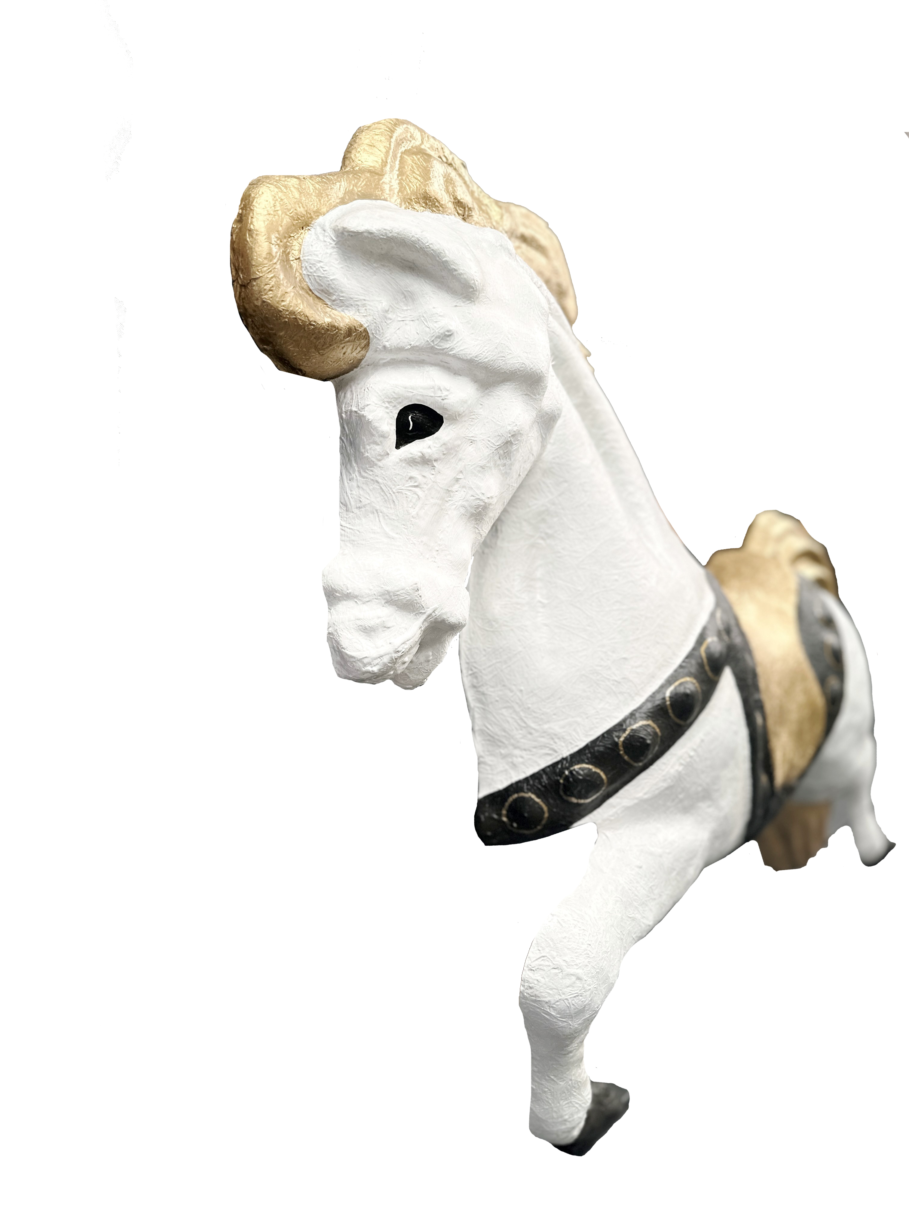 Vintage Carnival Horse Wall Hanging Sculpture | Adelaide Clocks