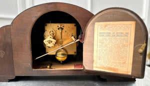 Vintage Foreign German Westminster Chime Mantel Clock | Adelaide Clocks