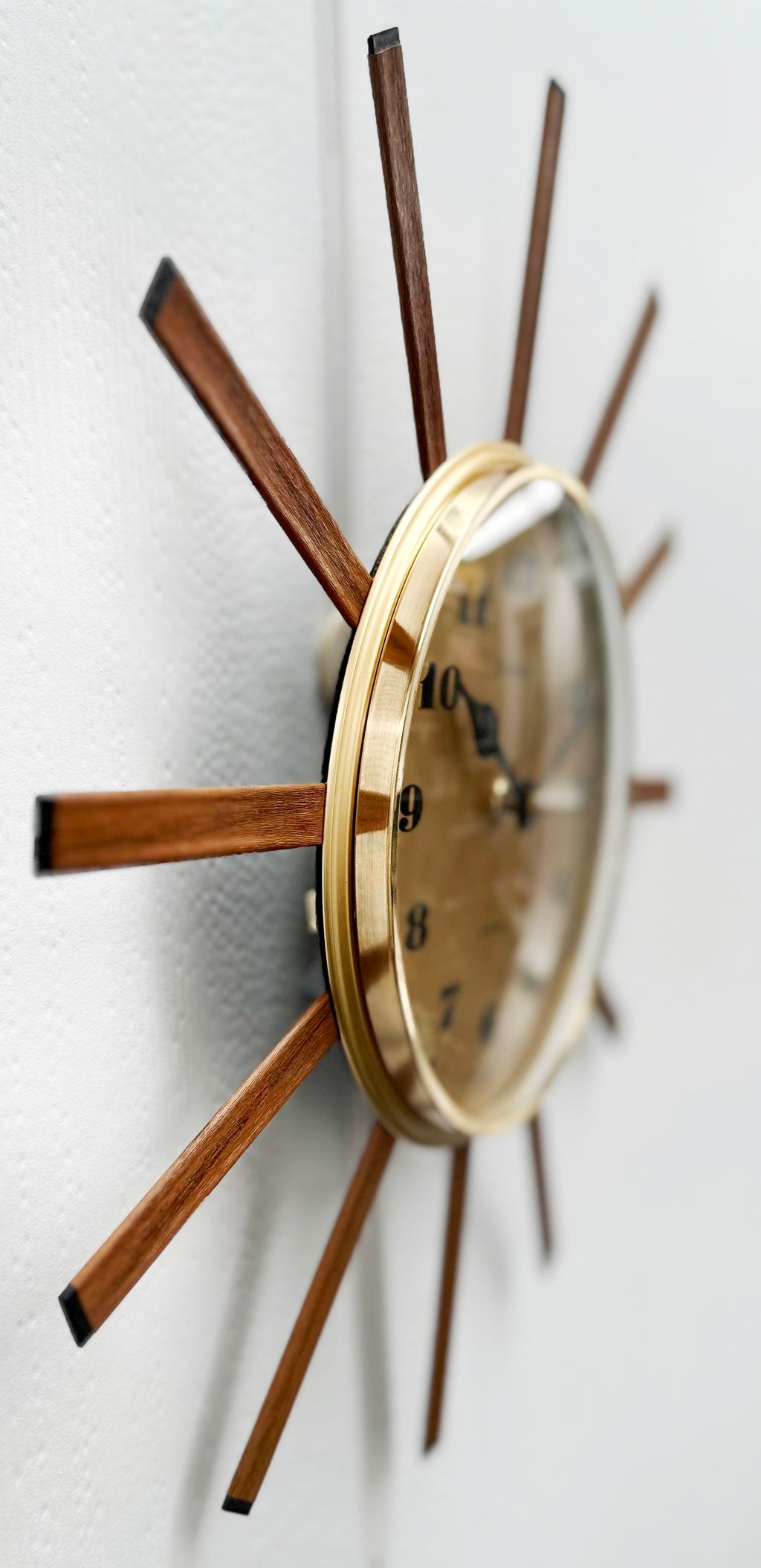 Vintage Starburst CHRONOS Electronic Quartz German Wall Clock | Adelaide Clocks