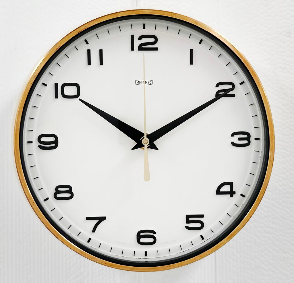 Vintage Metamec Battery Wall Clock | Adelaide Clocks