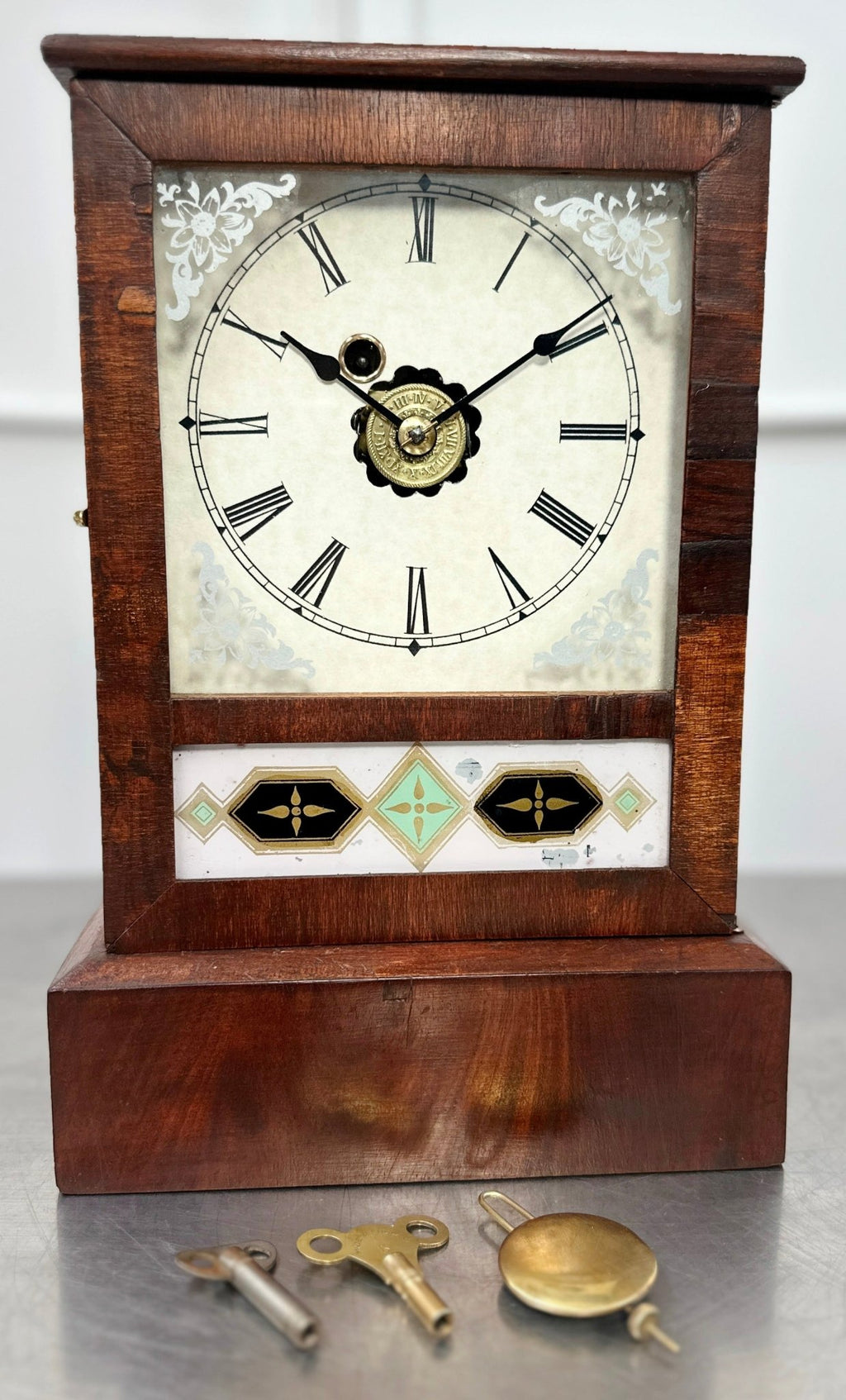 Antique Petite Alarm Mantel Clock | Adelaide Clocks