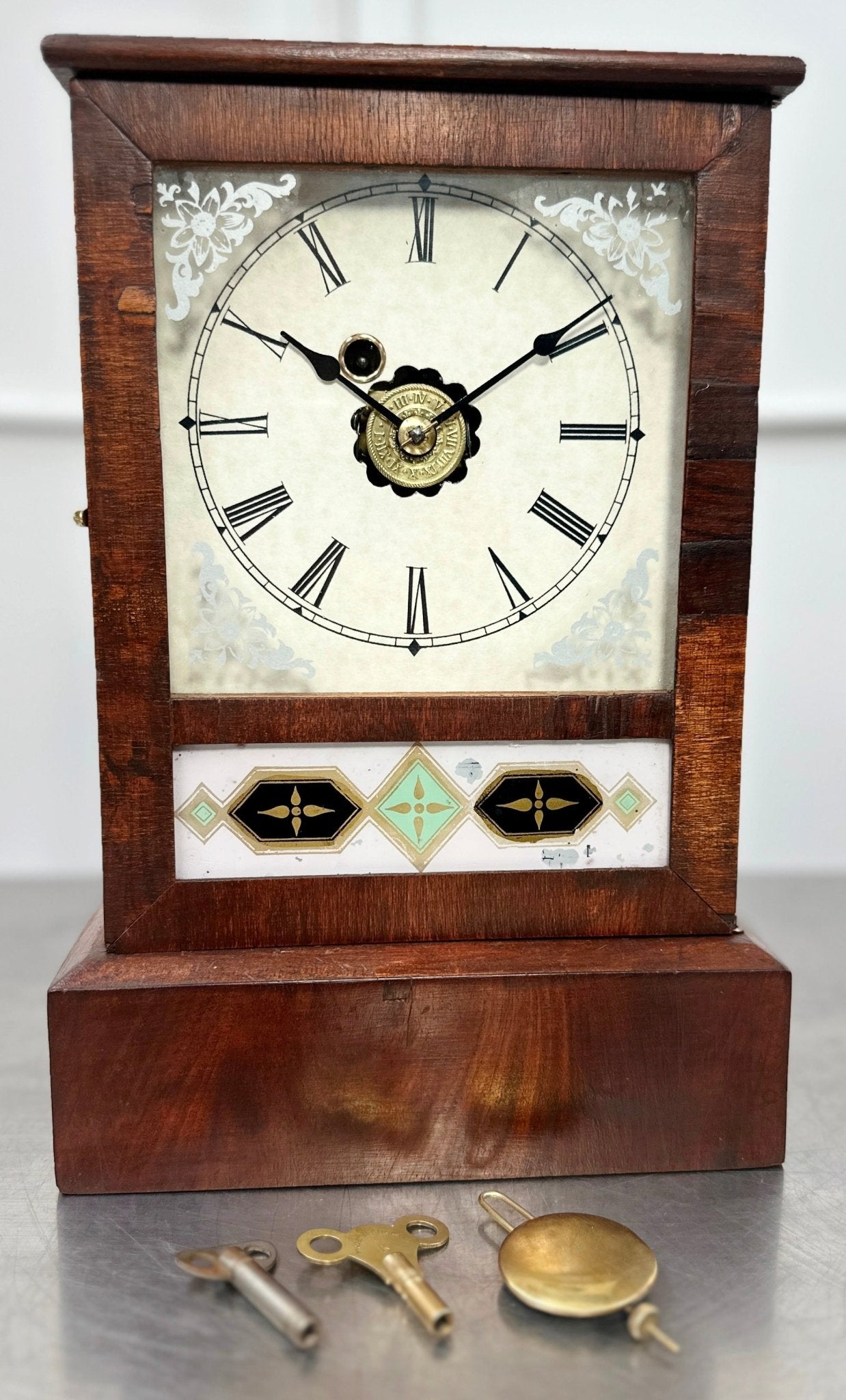 Antique Petite Alarm Mantel Clock | Adelaide Clocks