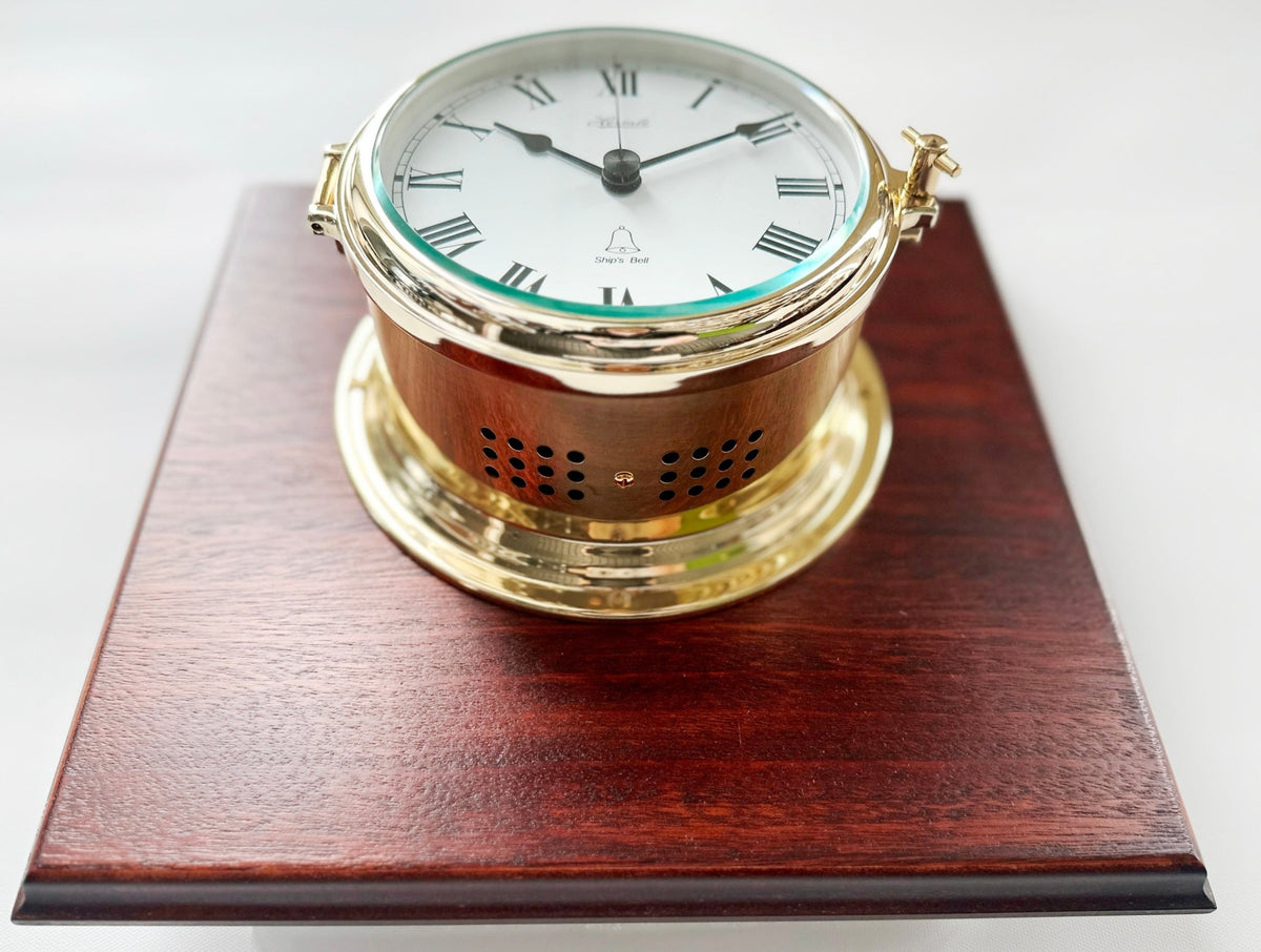 HERMLE Musical Ship's Bell Chime Quartz Wall Clock |  Adelaide Clocks