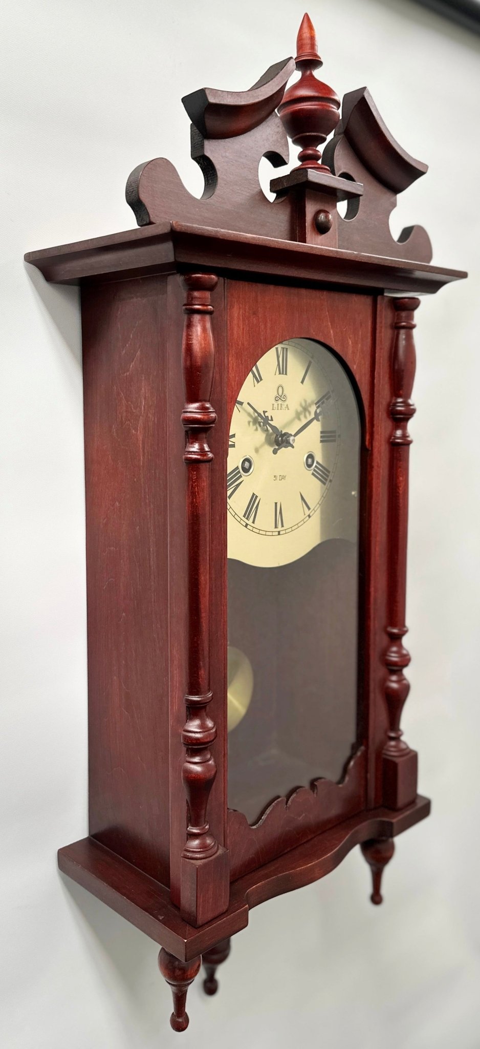 Vintage LIKA 31x Day Hammer Strike Wall Clock | Adelaide Clocks
