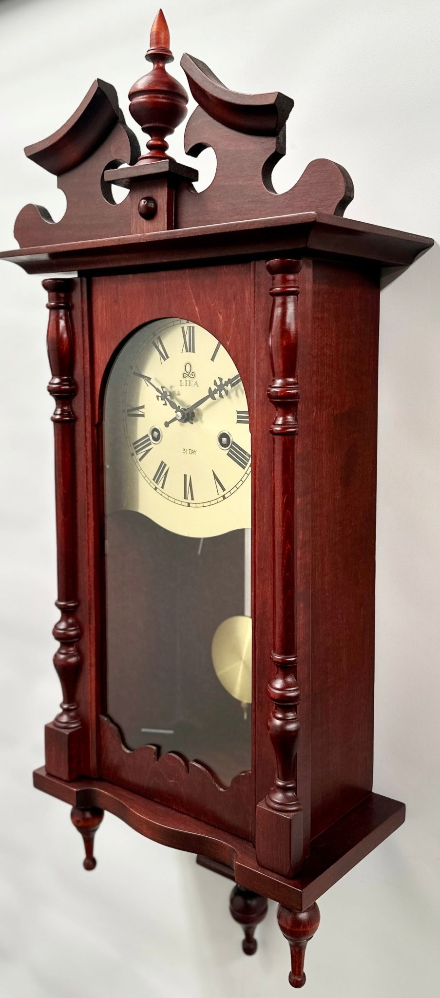 Vintage LIKA 31x Day Hammer Strike Wall Clock | Adelaide Clocks
