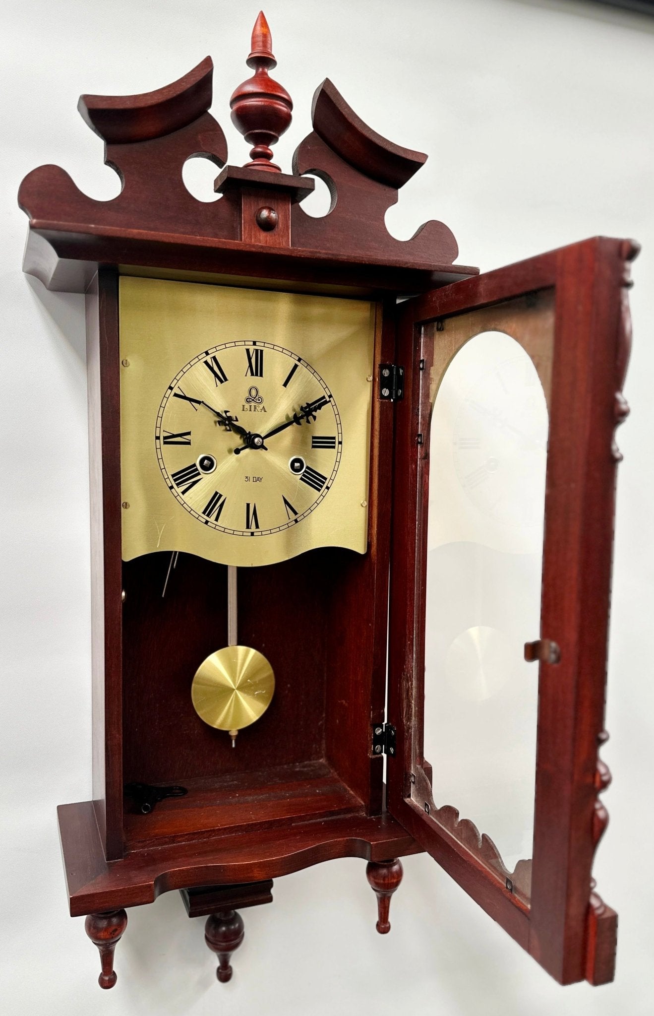 Vintage LIKA 31x Day Hammer Strike Wall Clock | Adelaide Clocks