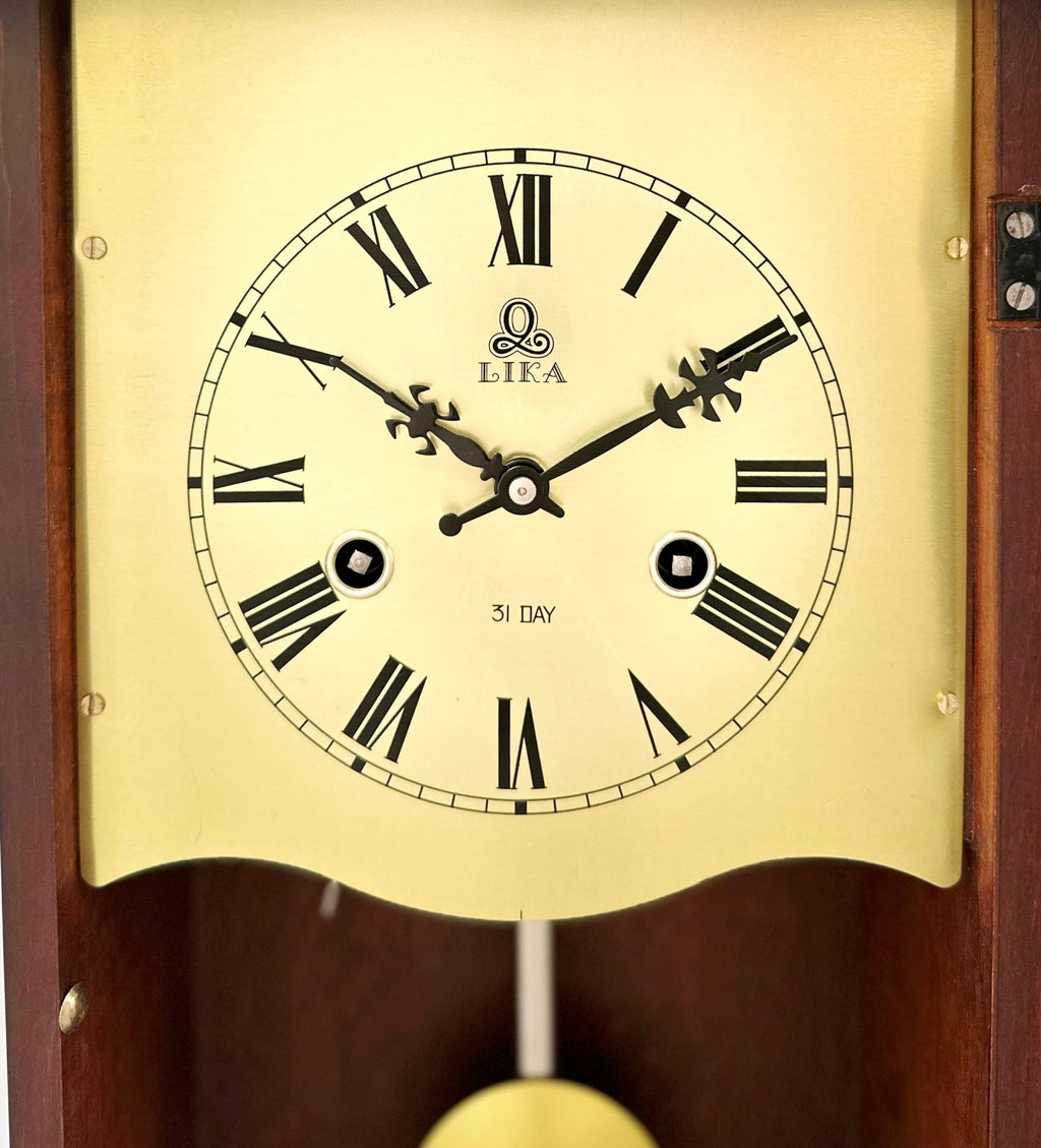 Vintage LIKA 31x Day Hammer Strike Wall Clock | Adelaide Clocks