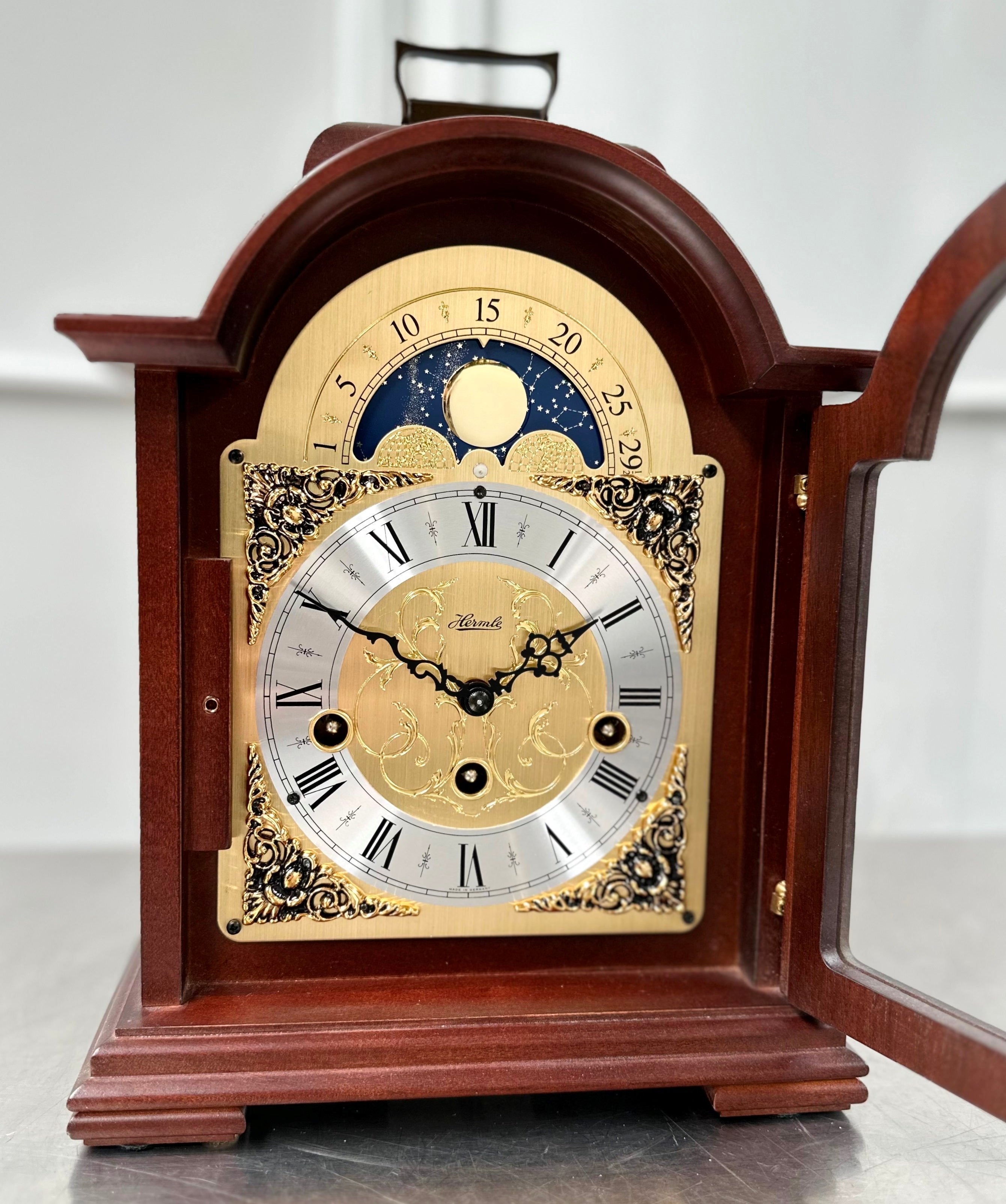 Vintage German Franz Hermle Westminster Chime Mantel Clock | Adelaide Clocks