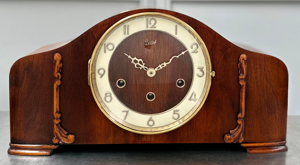 Vintage German Baduf Quartz Mantel Clock | Adelaide Clocks