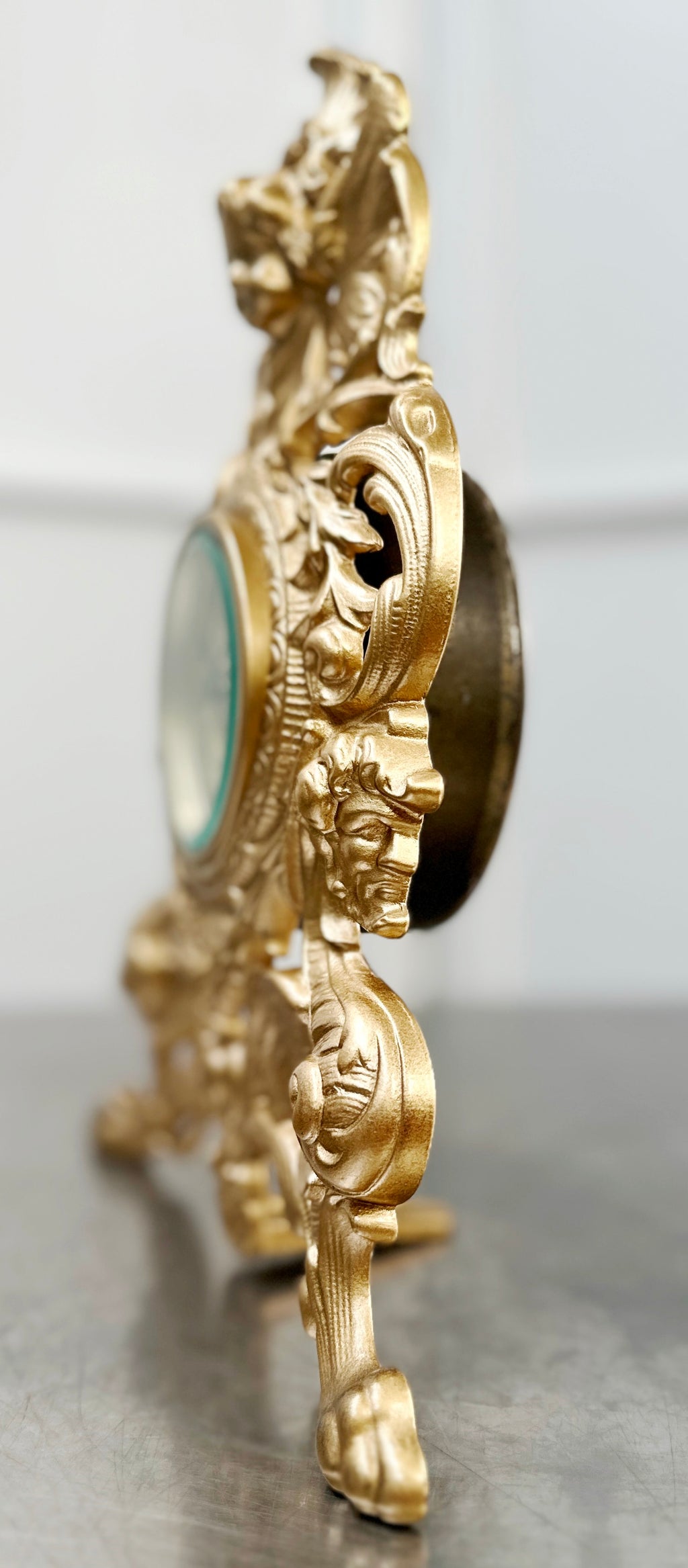 Antique Figural Western Clock Co. U.S.A. Westclox Mantel Clock | Adelaide Clocks