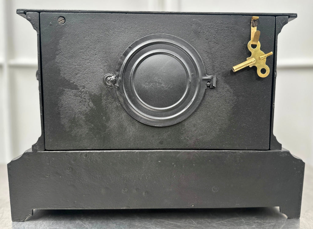 Antique Cast Iron Ansonia Hammer on Coil Chime Mantel Clock | Adelaide Clocks