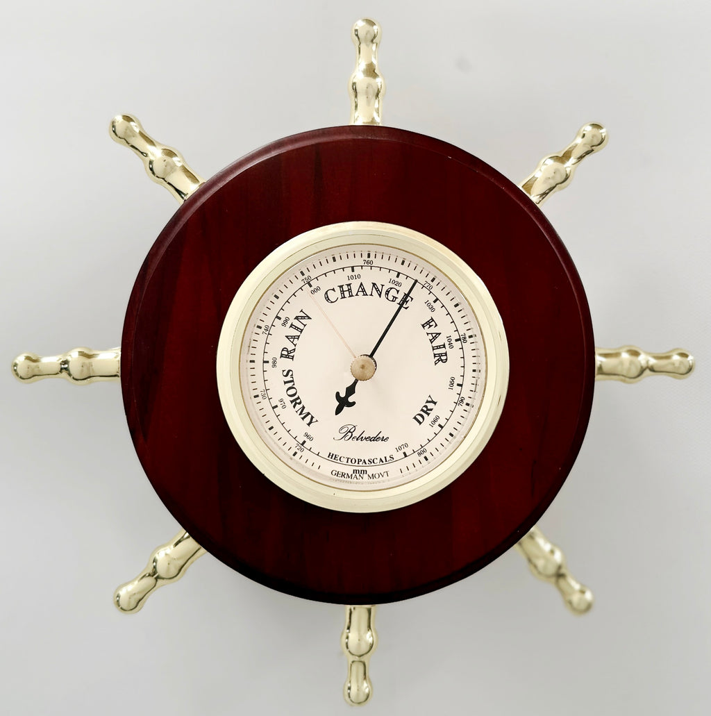Ships Wheel Barometer