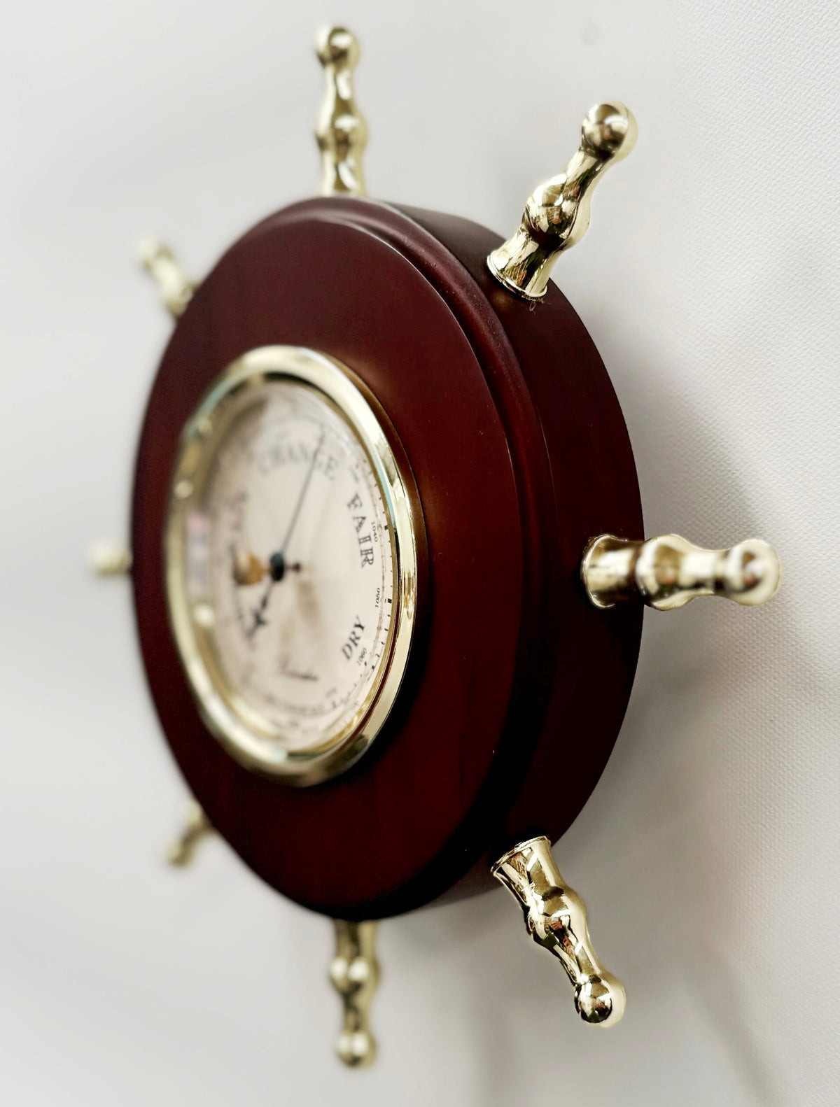 Ships Wheel Barometer