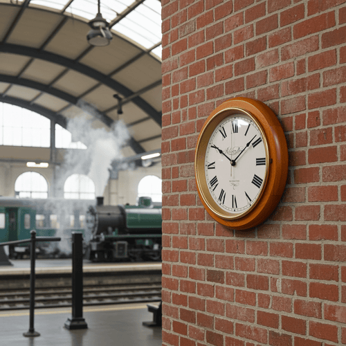 Vintage Melbourne Australia Station Battery Wall Clock  | Adelaide Clocks