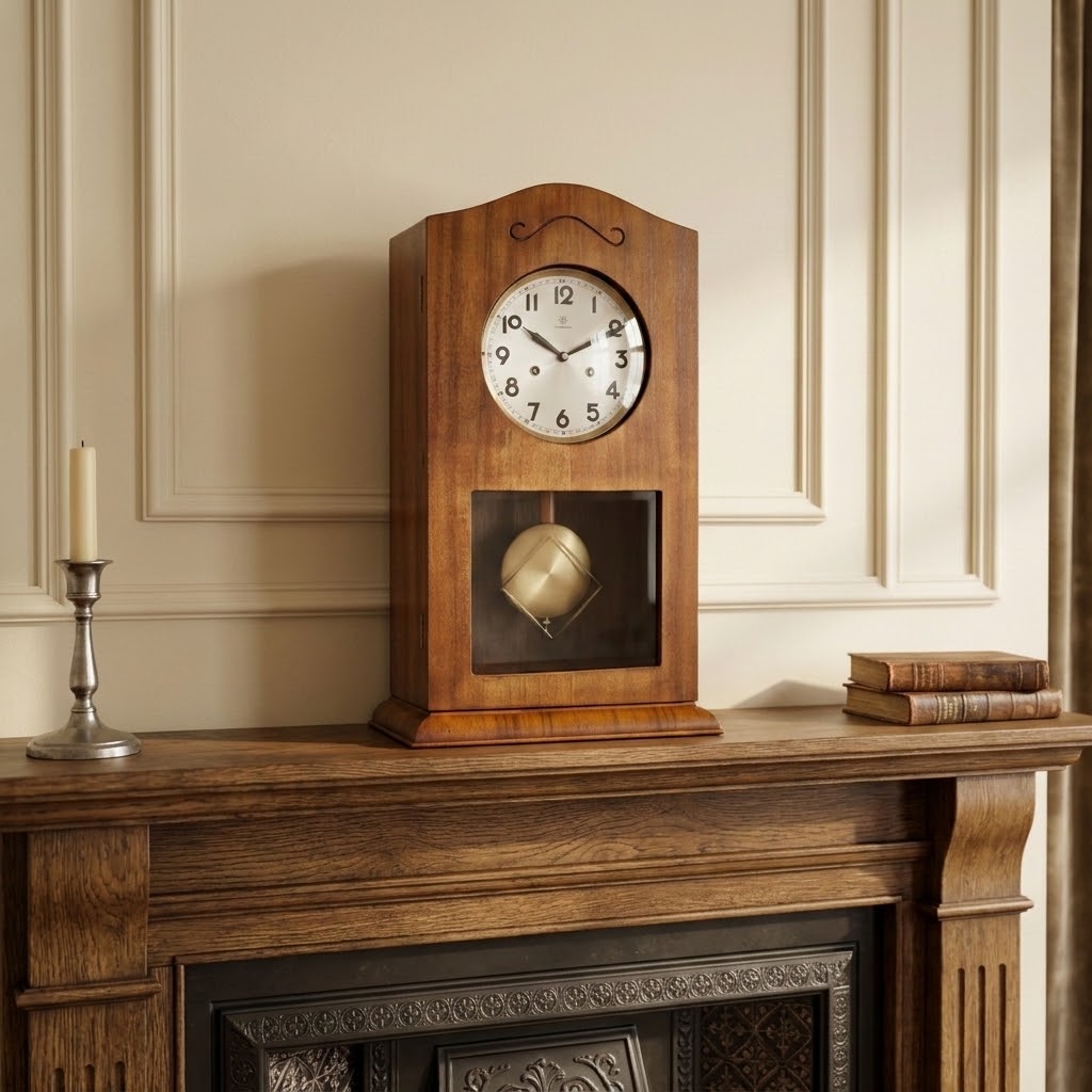 Antique Junghans Wall Clock with Silent Tick-Tock Movement | Adelaide Clocks