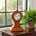 Antique Oak Wood Sessions Twin Bell Chime Mantel Clock | Adelaide Clocks