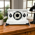 Antique GILBERT Quartz Battery Mantel Clock | Adelaide Clocks