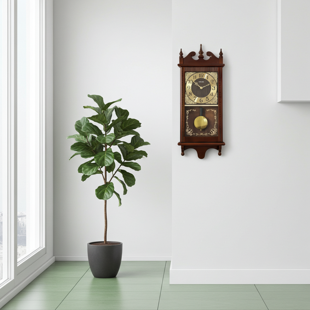 Vintage Rhythm Hammer Chime Battery Wall Clock | Adelaide Clocks