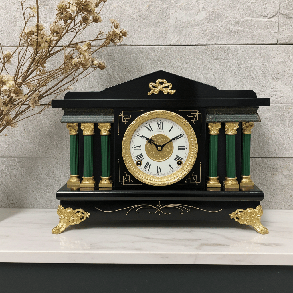 Antique Sessions Hammer Chime Mantel Clock | Adelaide Clocks