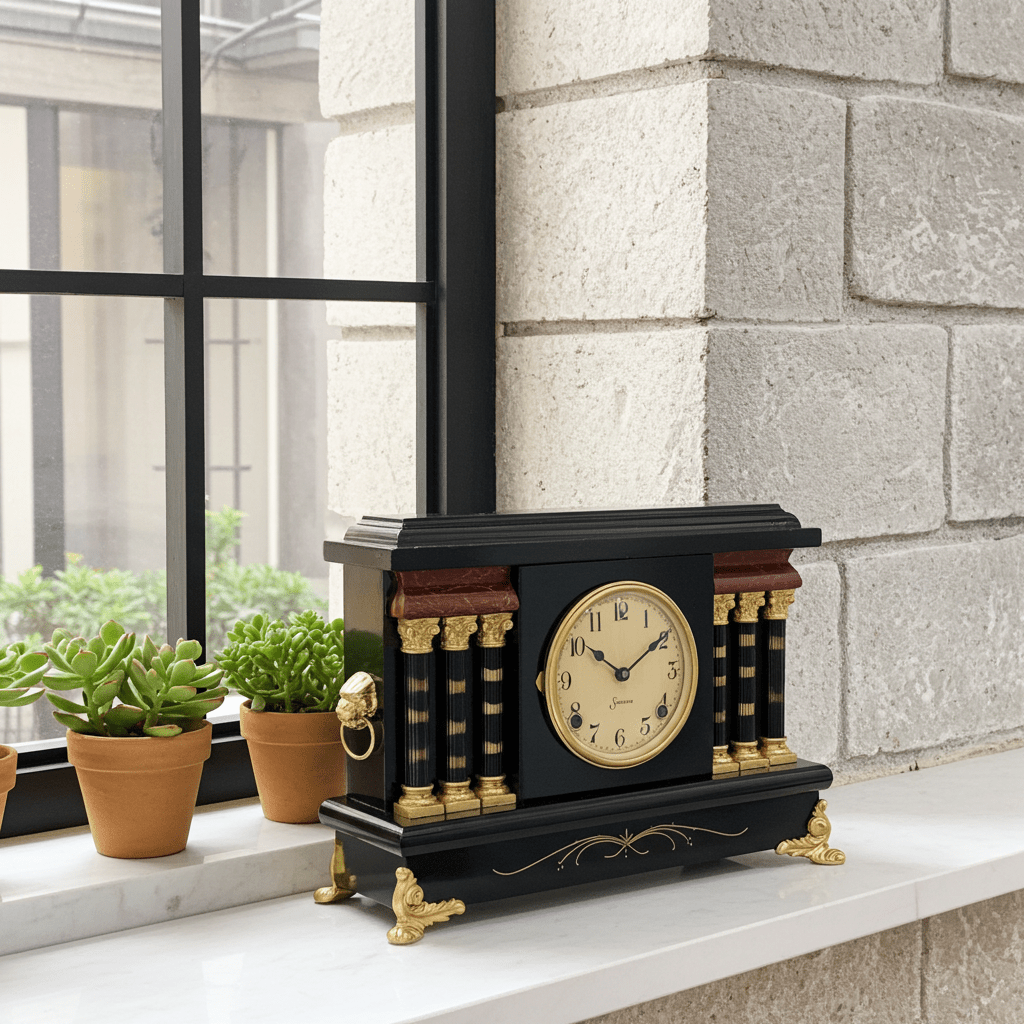 Original Antique Sessions USA Mantel Clock | Adelaide Clocks