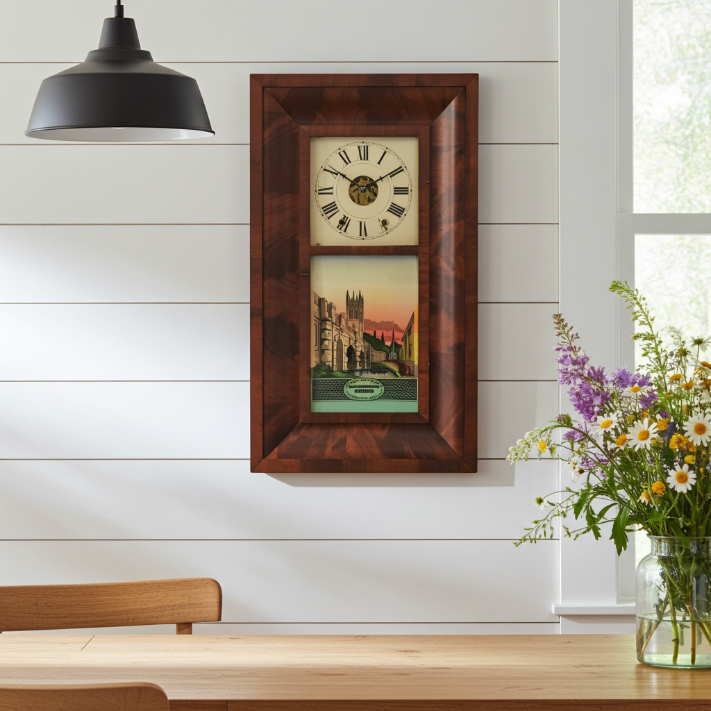 Antique Pettibone and Peters Wall Clock | Adelaide Clocks