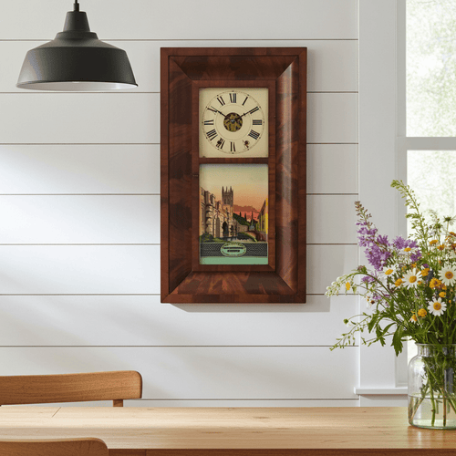 Antique Pettibone and Peters Wall Clock | Adelaide Clocks