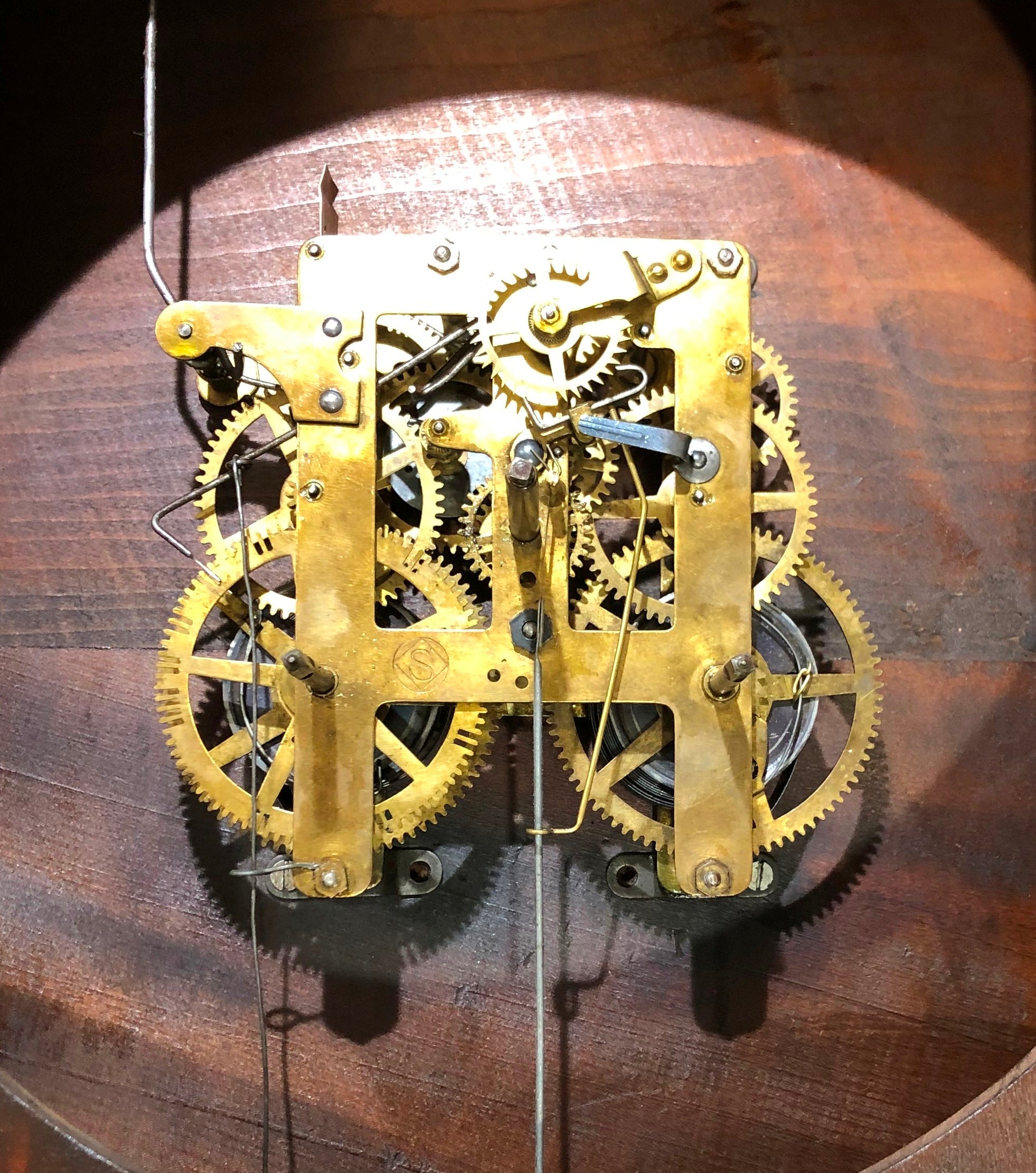 Vintage SEIKOSHA Top Bell Hammer Chime Wall Clock | Adelaide Clocks