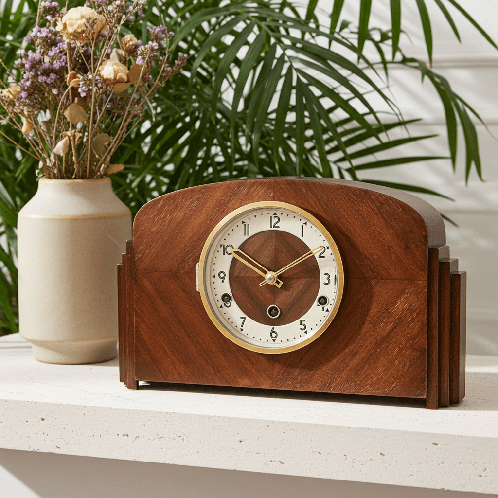 Vintage Art Deco Westminster Chime Mantel Clock | Adelaide Clocks