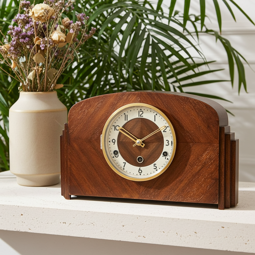 Vintage Art Deco Westminster Chime Mantel Clock | Adelaide Clocks