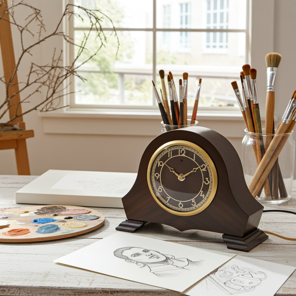 Vintage Art Deco English Electric Mantel Clock | Adelaide Clocks