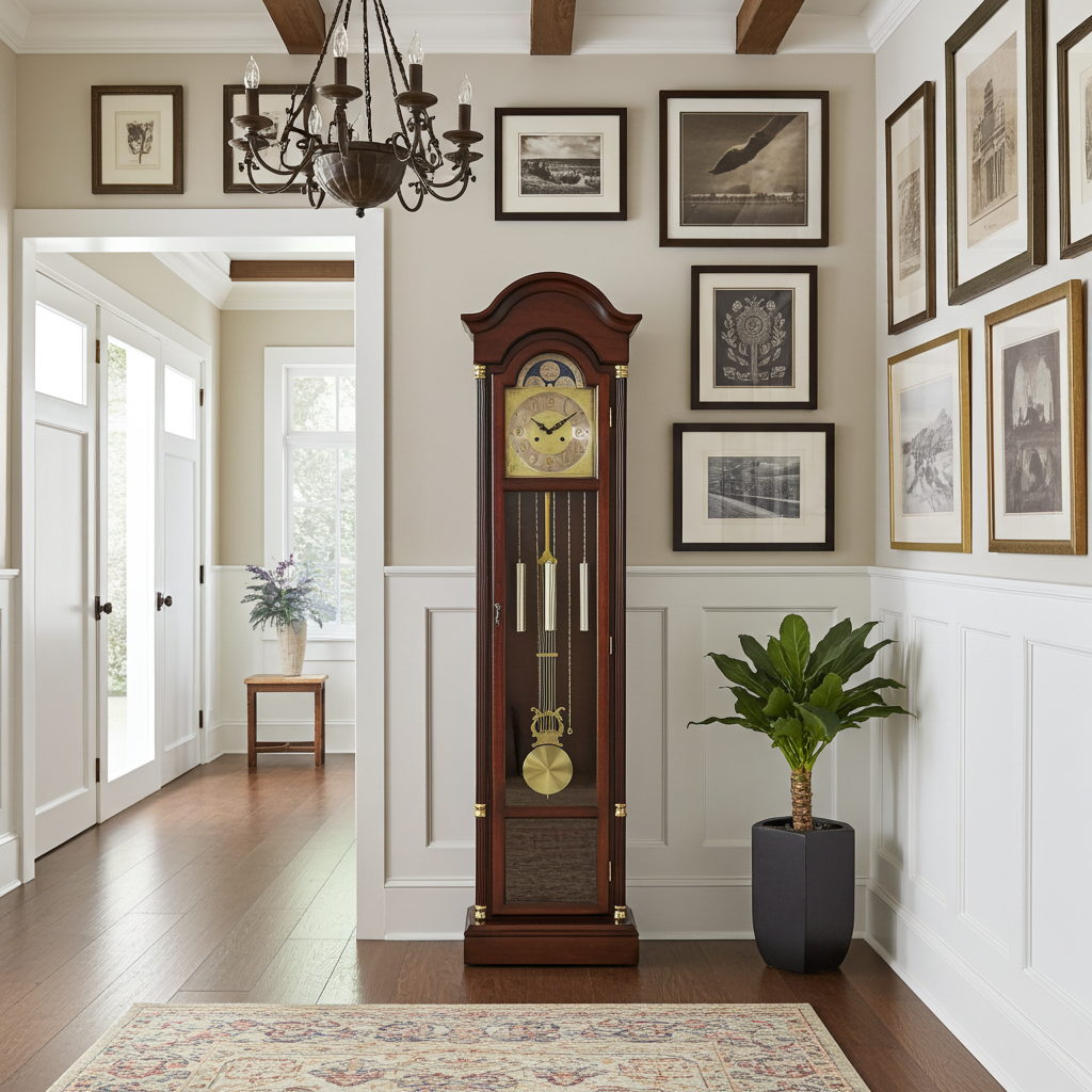 Vintage 31 Day Belvedere Chime Grandfather Clock  | Adelaide Clocks