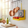 Vintage Salter Shop Yellow Plastic Wall Scale | Adelaide Clocks