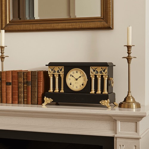 Antique Sessions Pendulum Hammer Strike Mantel Clock | Adelaide Clocks